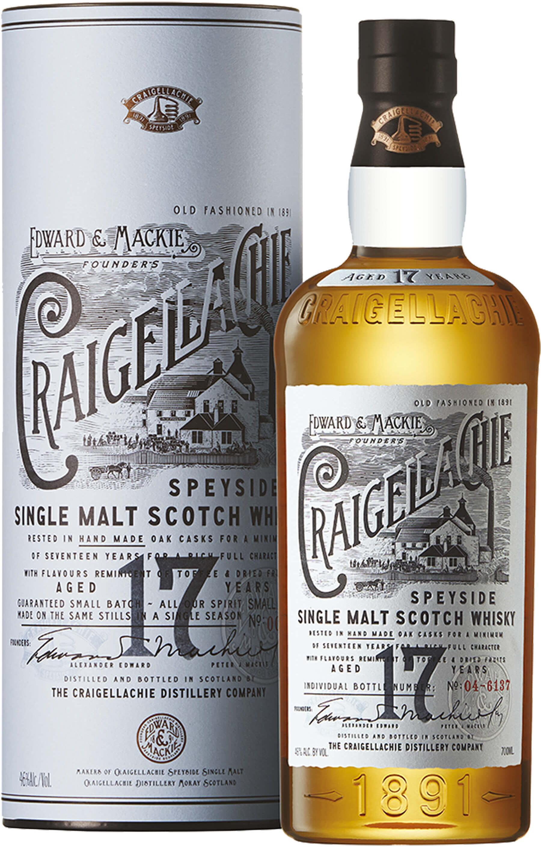 Craigellachie Speyside Single Malt Scotch Whisky “17 Years Old”