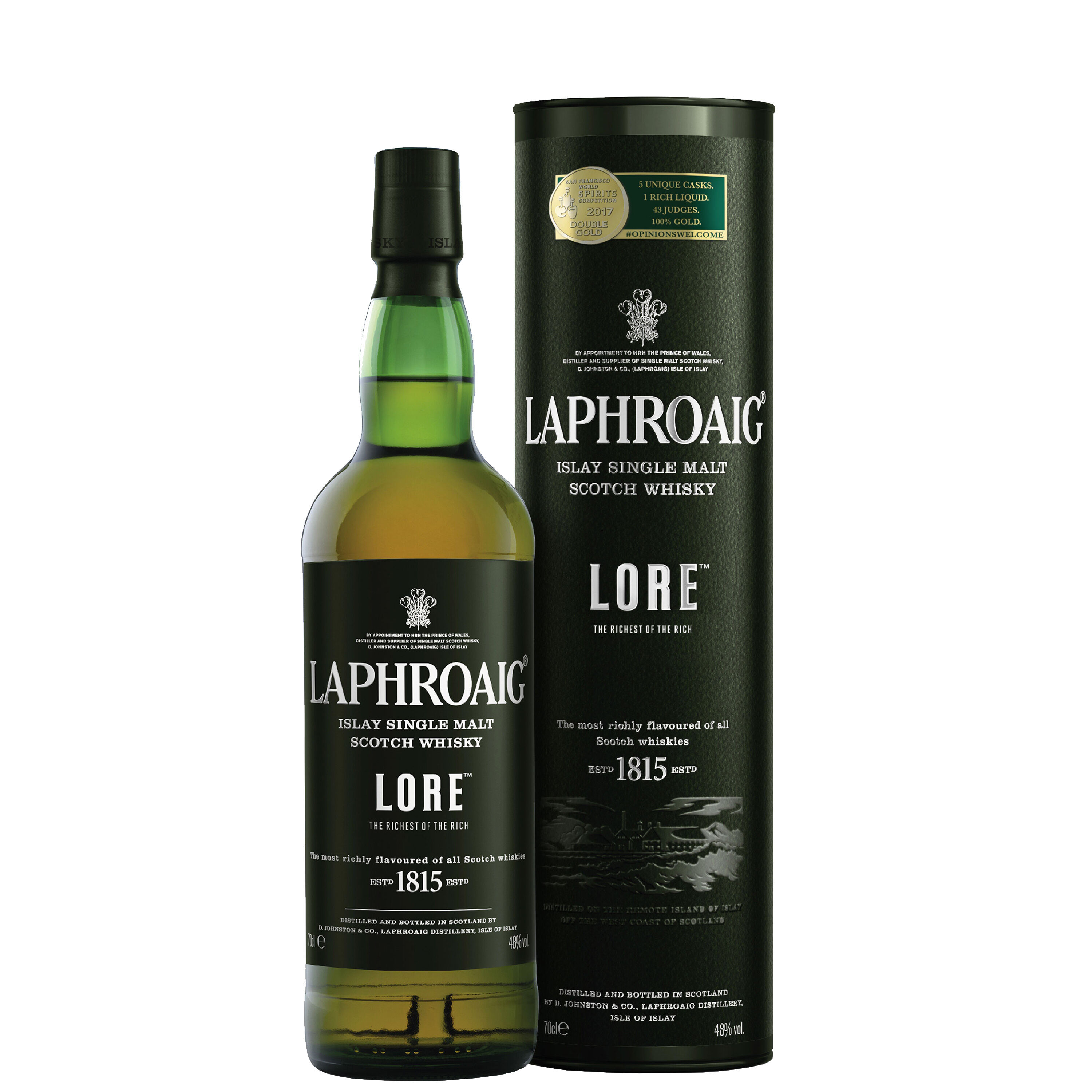 Islay Single Malt Scotch Whisky Lore   Laphroaig  0.7l