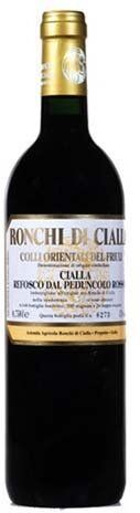 Ronchi di Cialla Colli Orientali Del Friuli Sottozona Cialla Refosco Dal Peduncolo Rosso Di Cialla Doc 2014