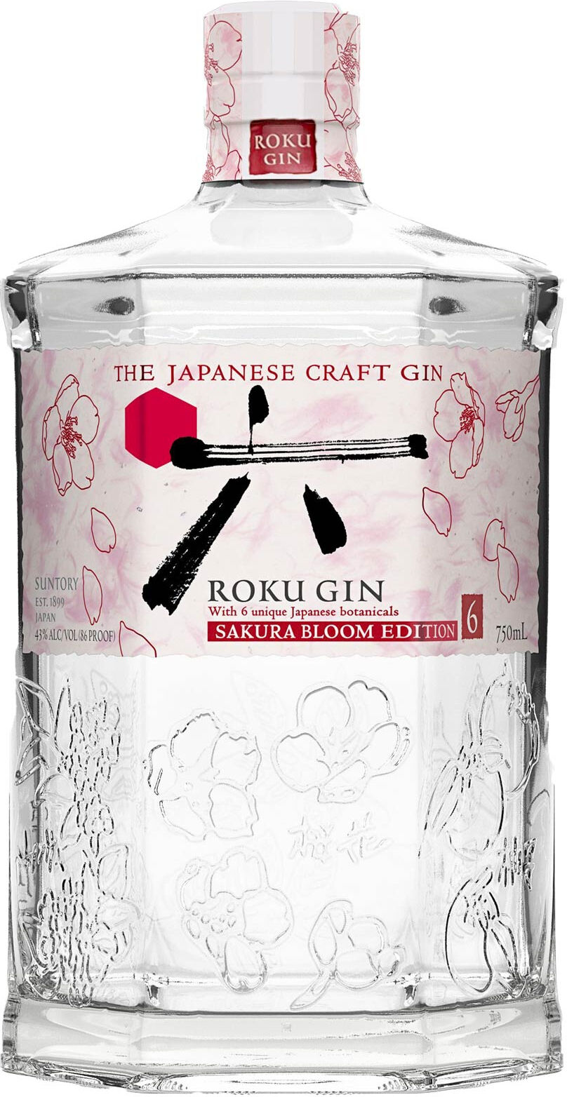 Suntory Japanese Premium Gin Roku Sakura Bloom Limited Edition