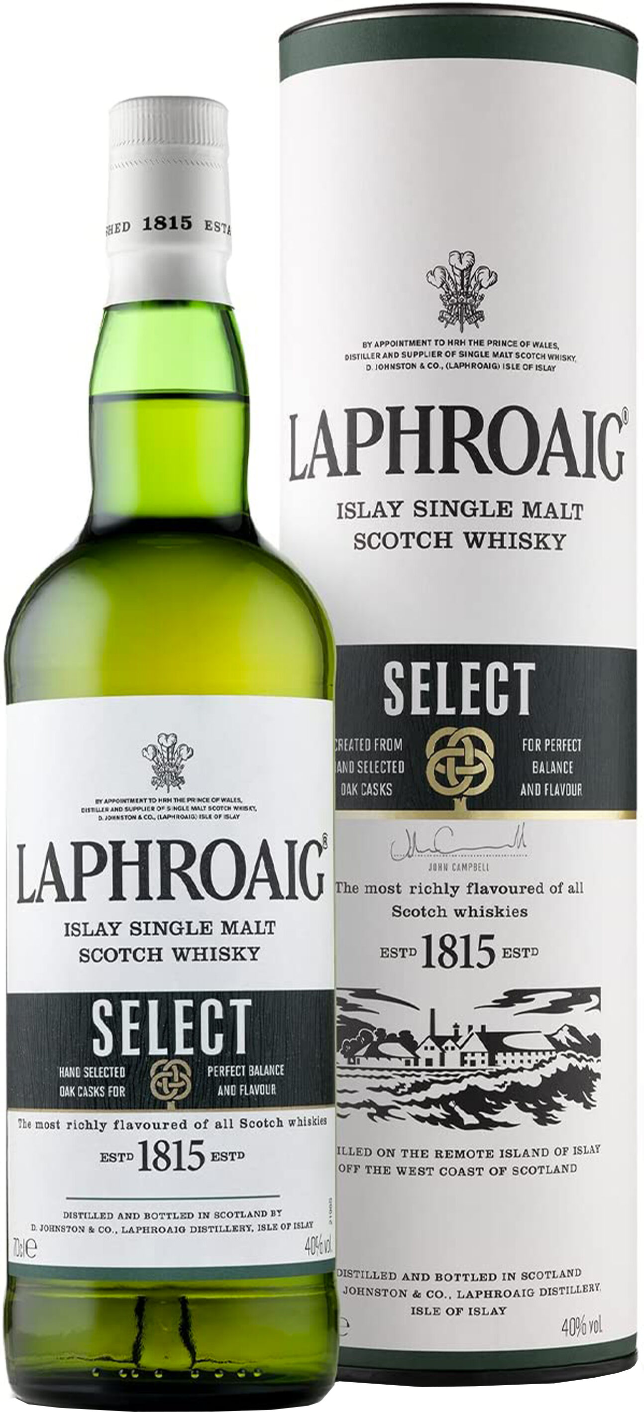 Islay Single Malt Scotch Whisky Select   Laphroaig  0.7l