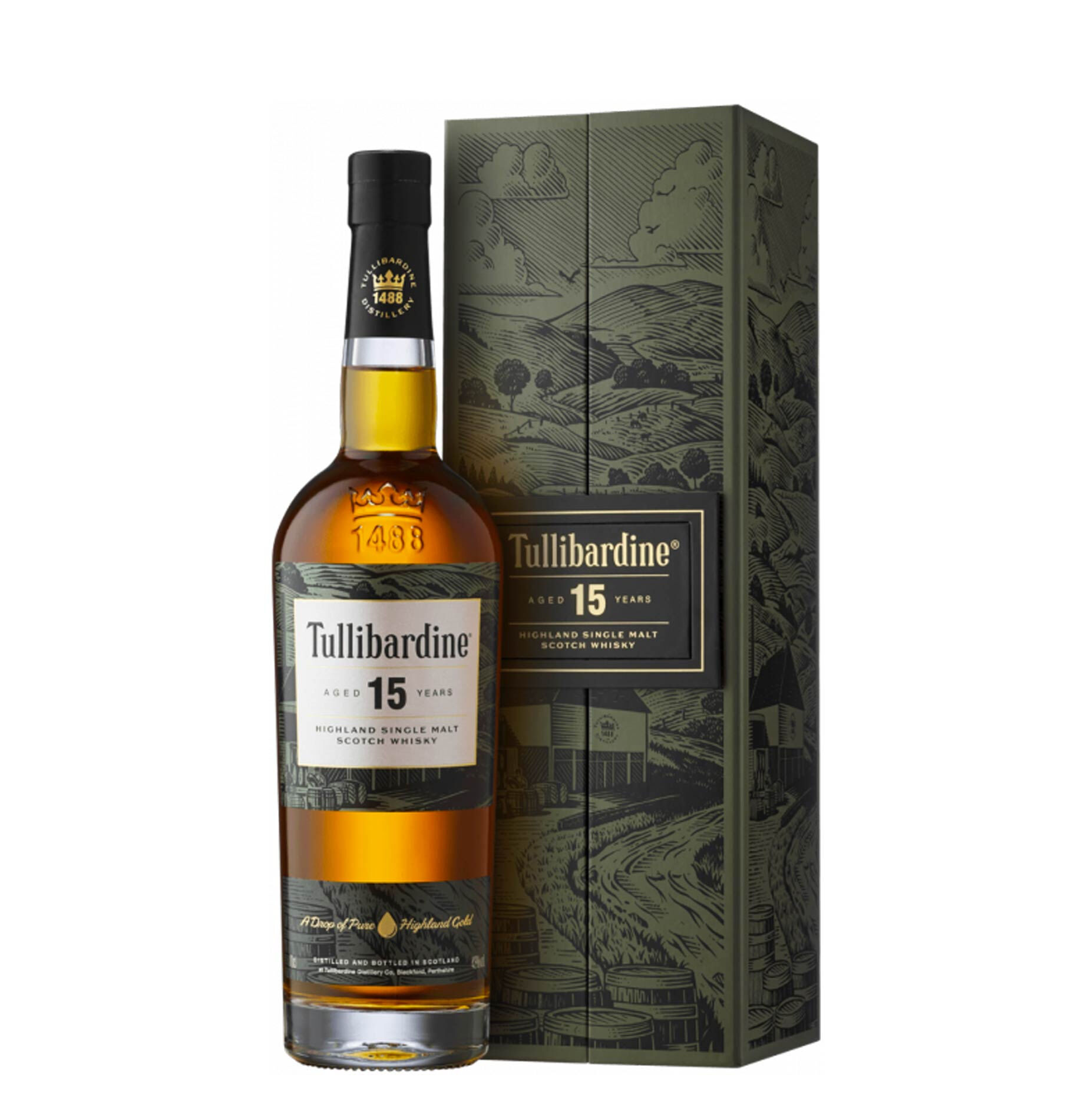 Tullibardine Highland Single Malt Scotch Whisky 15 Y.o.