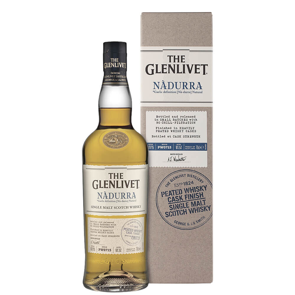 The Glenlivet Single Malt Scotch Whisky “nàdurra Peated”   Glenlivet  0.7l