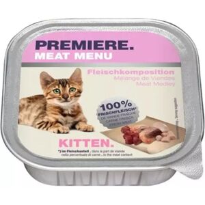 PREMIERE Meat Menu Kitten Vaschetta Multipack 16x100G MIX CARNE