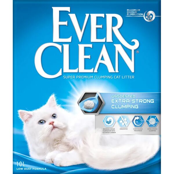 everclean gatto sabbia extra strong unscented 10l