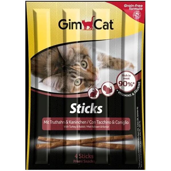 gimcat sticks tacchino e coniglio 1 pz