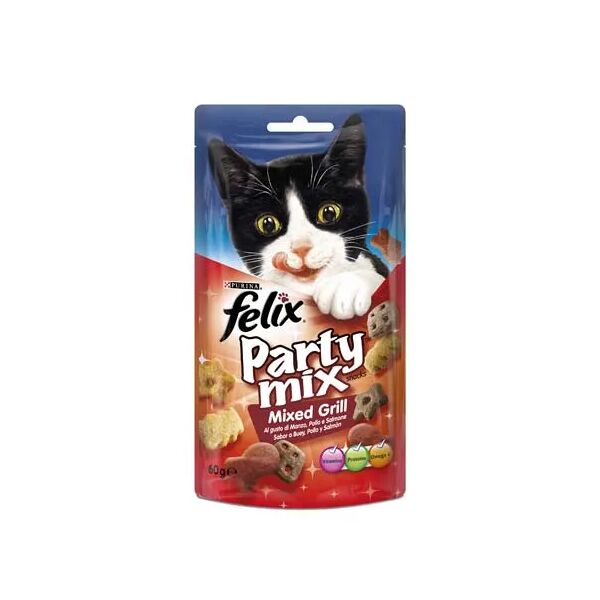 felix party mix gatto snack cheezy mix 60g