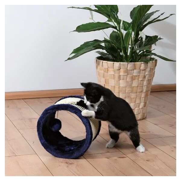 trixie gioco tiragraffi per gatti in sisal blu 1 pz