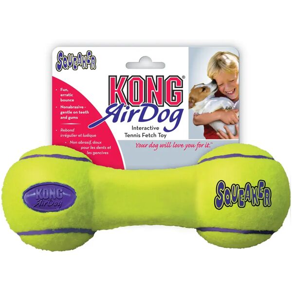 kong airdog squeaker dumbbell s