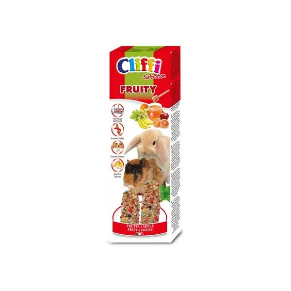 cliffi sticks conigli e cavie fruity 110g