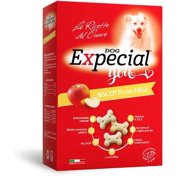 expecial you snack dog biscotti alla mela 300g 300g