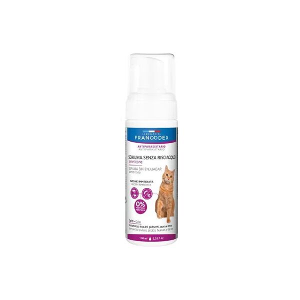 zolux schiuma antiparassitario gatto  no risciacquo 150ml