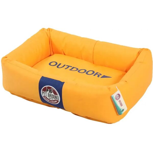 pet around you cuccia outdoor rettangolare arancione cm.75