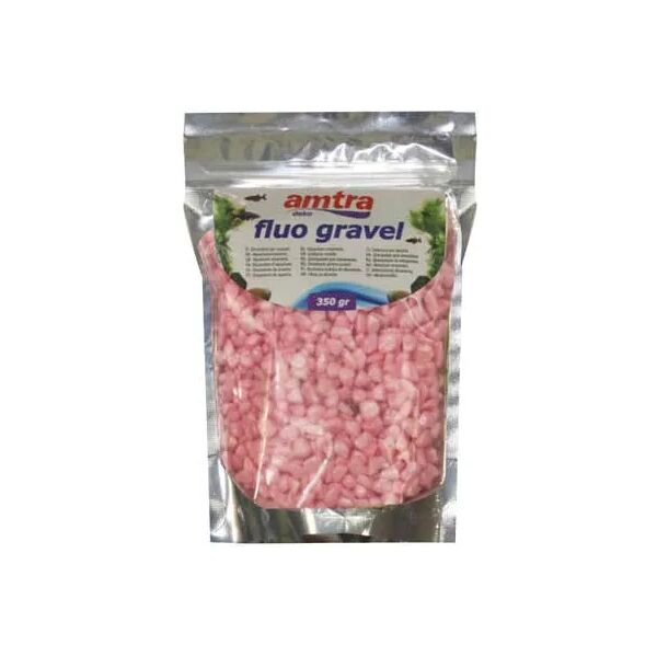 amtra fluo gravel sassolini rosa 350g