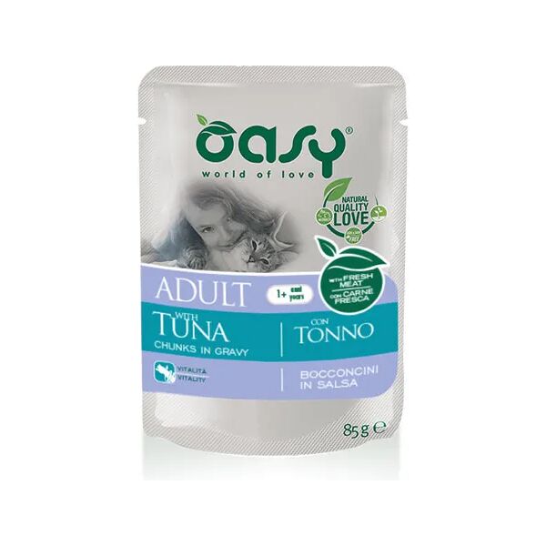 oasy cat busta multipack 12x85g tonno