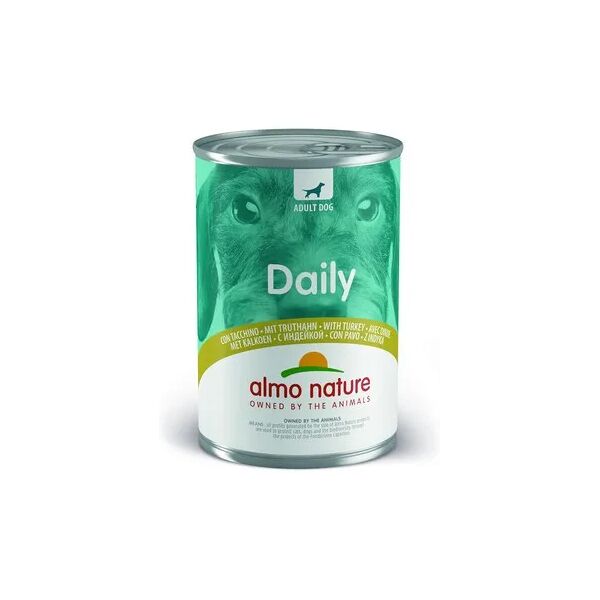 almo nature daily dog lattina 400g tacchino