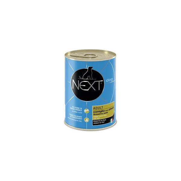 next dog lattina 400g coniglio con piselli