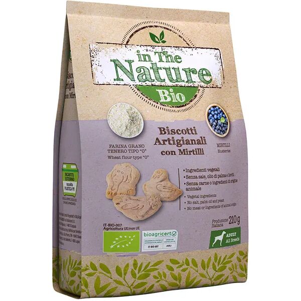 in the nature bio biscotti ai mirtilli 210g 210g