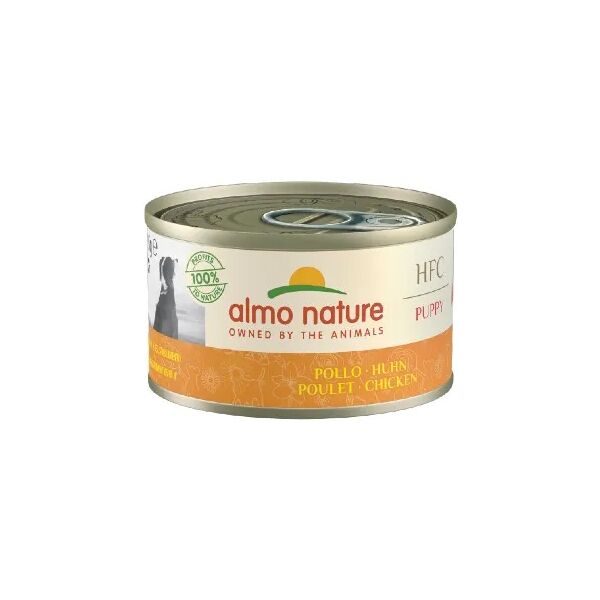 almo nature hfc puppy lattina multipack 24x95g pollo