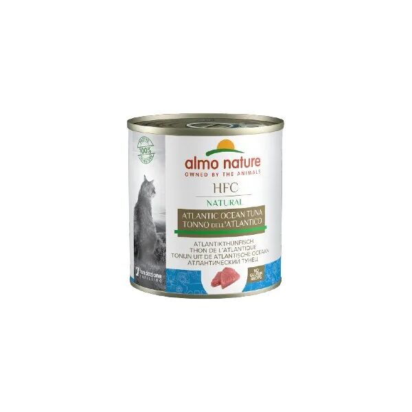 almo nature hfc natural cat lattina multipack 12x280g tonno dell'atlantico