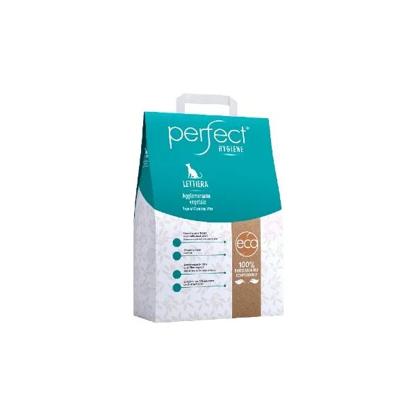 perfect lettiera gatto agglomerante eco vegetale 10l