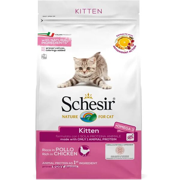 schesir kitten ricco in pollo 400g