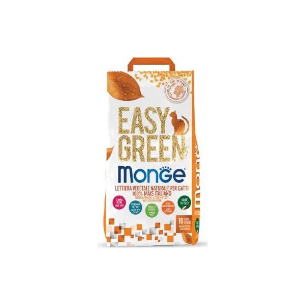 monge lettiera vegetale easy green mais 10l