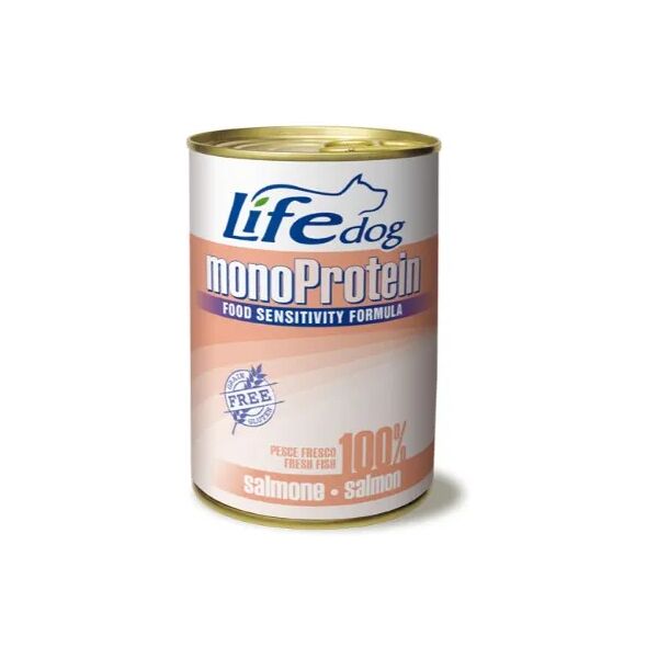 life pet care dog monoprotein lattina 400g salmone