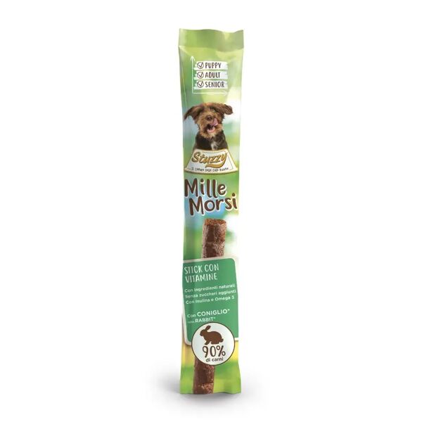 stuzzy dog snack millemorsi al coniglio 12g