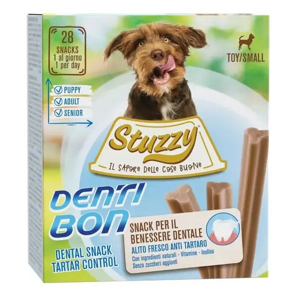 stuzzy dog snack dentibon toy small 4x110g