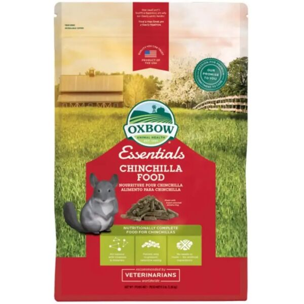 oxbow essentials chinchillà food 1.36kg