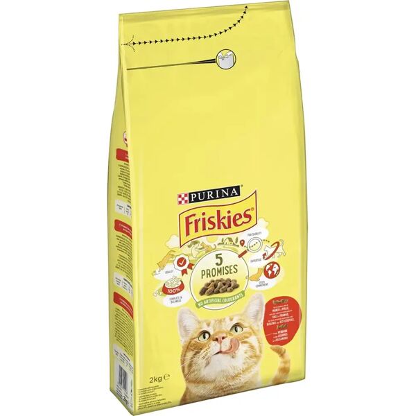 friskies cat pollo manzo e verdure 2kg