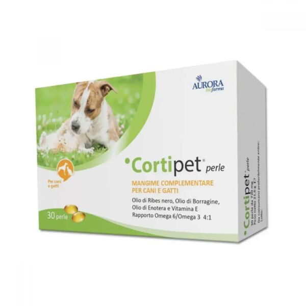 aurora cortipet perle mangime complementare cani/gatti 30 perle 1 pz