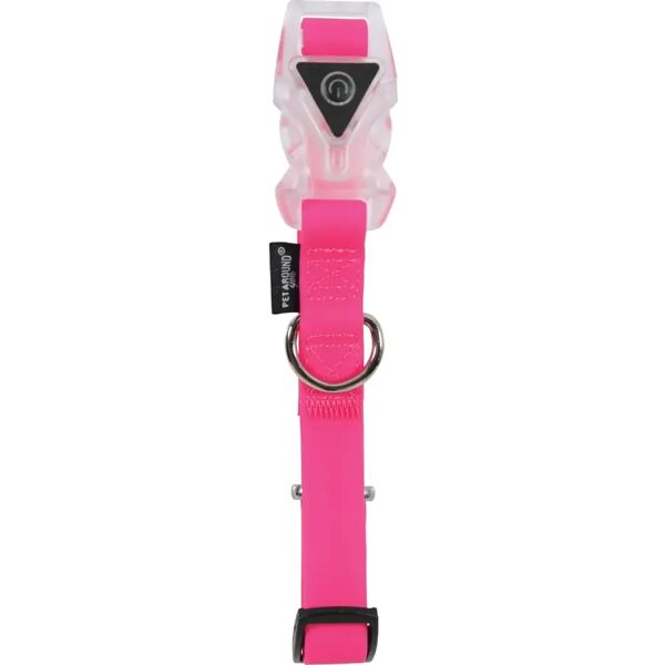 pet around you collare power light fucsia s