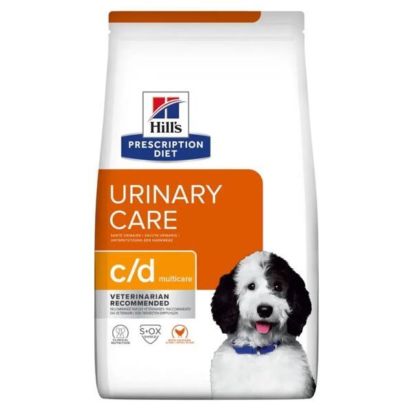 hills hill's prescription diet c/d urinary care alimento secco per cani 12kg