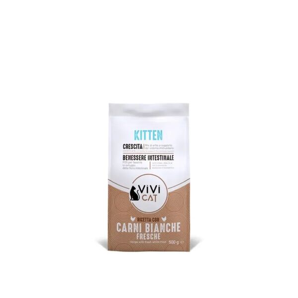 vivi cat kitten carni bianche fresche 500g