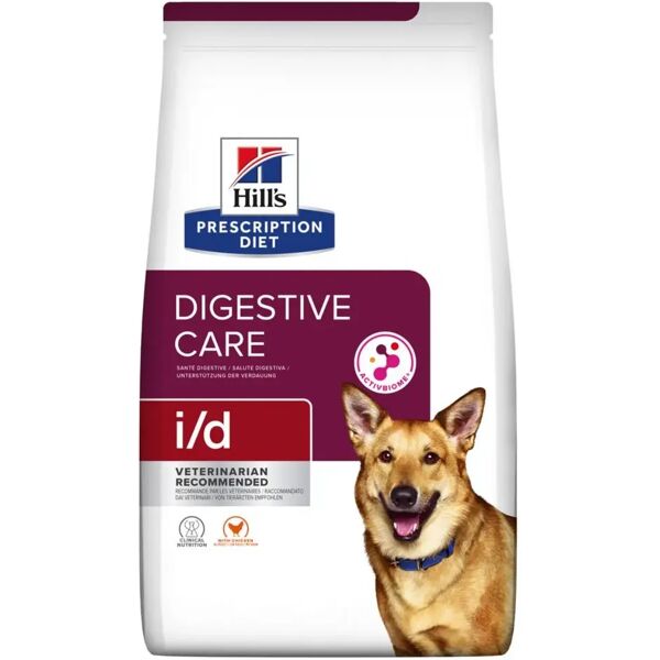 hills hill's prescription diet i/d digestive care alimento secco per cani 12kg