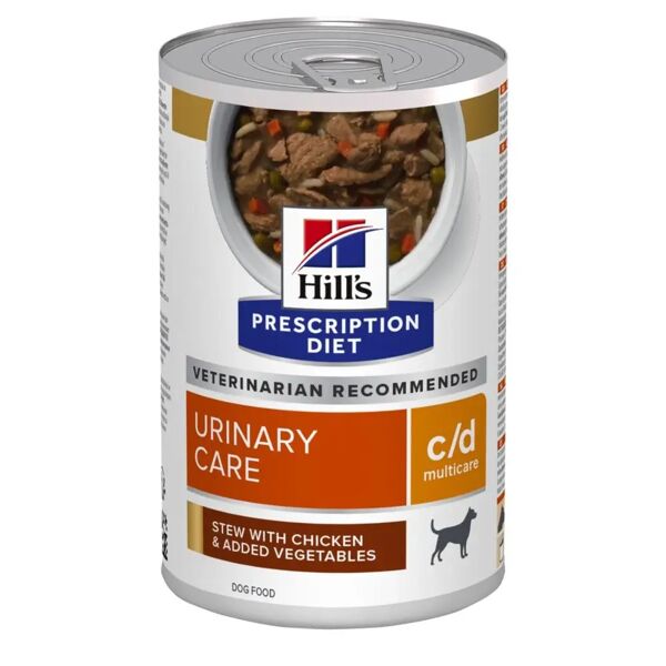 hills hill's prescription diet c/d urinary care multicare spezzatino per cani 354g