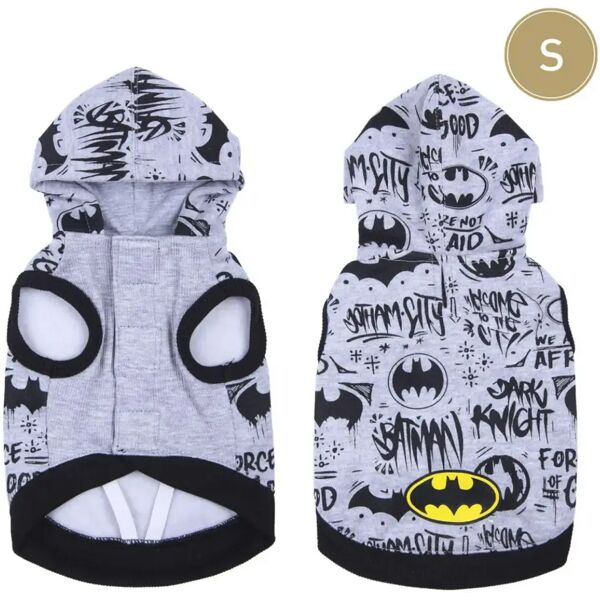 dc comics felpa  per cani cotton brushed  batman s