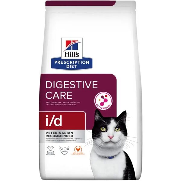 hills hill's prescription diet i/d digestive care alimento secco per gatti 1.5kg