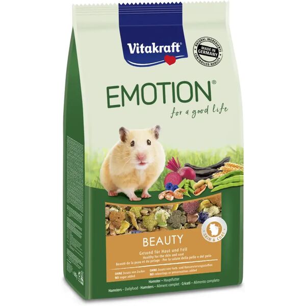 vitakraft emotion beauty mangime per criceti 600g