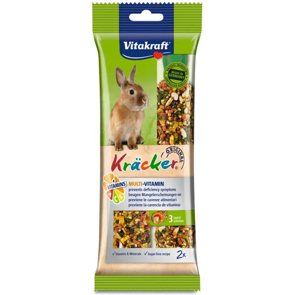 vitakraft snack kracker multi-vitamin per conigli nani 112g