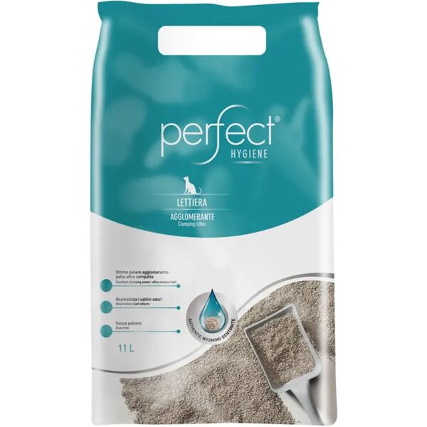 perfect lettiera gatto agglomerante ultra clumping 11l