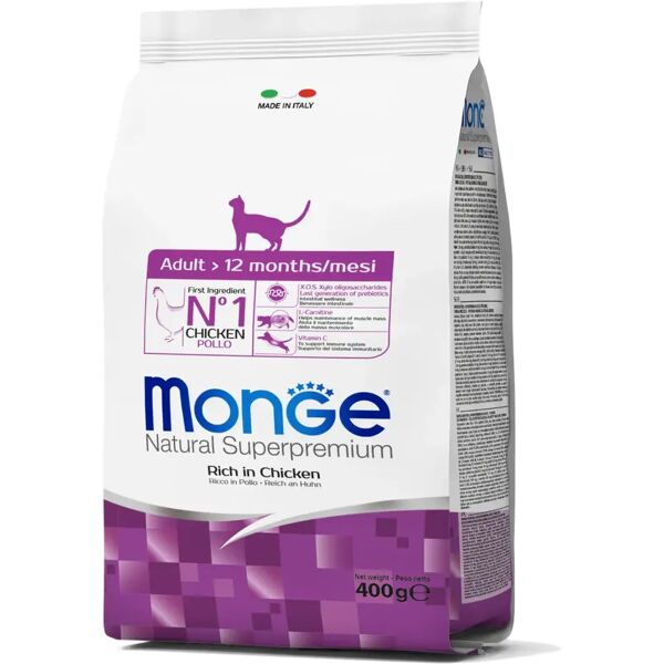 monge adult con pollo per gatto 400g