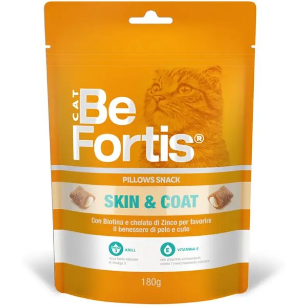 befortis cat pillows snack skin & coat 180g 180g