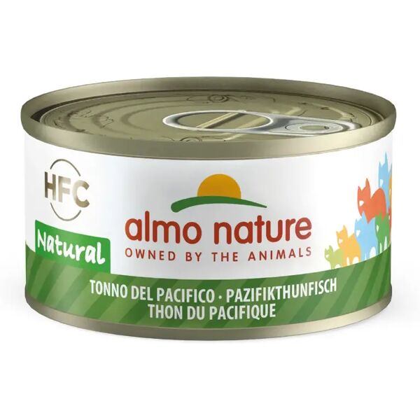 almo nature hfc natural cat lattina multipack 6x70g tonno del pacifico