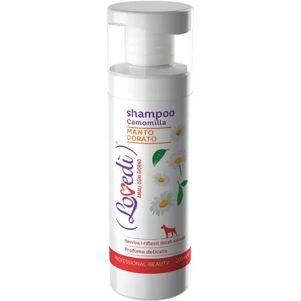 lovedi shampoo per cane dal manto dorato con camomilla 200ml