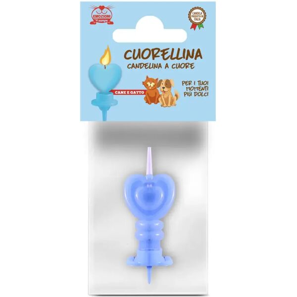 coltivia cuorellina maschio azzurra cane e gatto 1 pz