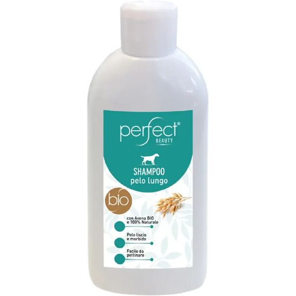 perfect shampoo per cane dal pelo lungo con avena bio 200ml