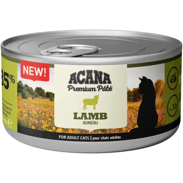 acana cat lattina multipack 24x85g agnello